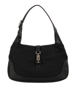 Jackie, Nylon/Leather, Black, 002058, 2*